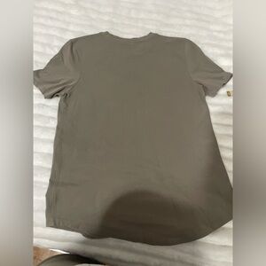 Lululemon Simple Olive-Green Short Sleeve Tee